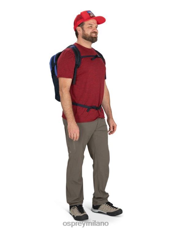 Blu giubileo con stampa magnolia giorno leggero tutti i giorni Osprey unisex J82N2370 zaino