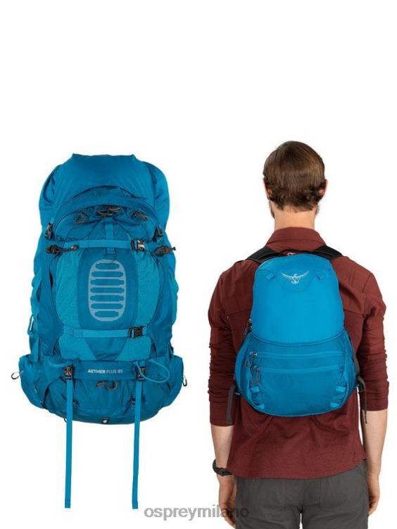 axo verde etere più 85 zaino in spalla Osprey uomini J82N278 zaino