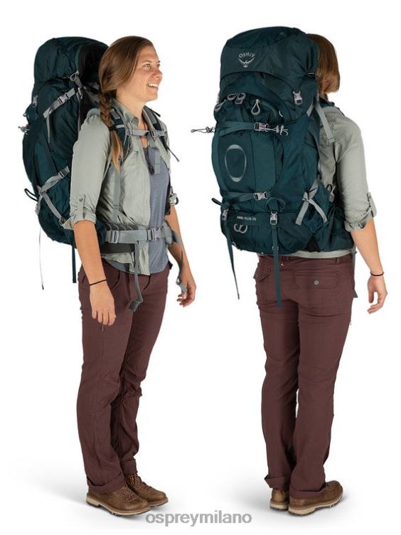 blu giungla notturna ariel plus 70 zaino in spalla Osprey donne J82N292 zaino