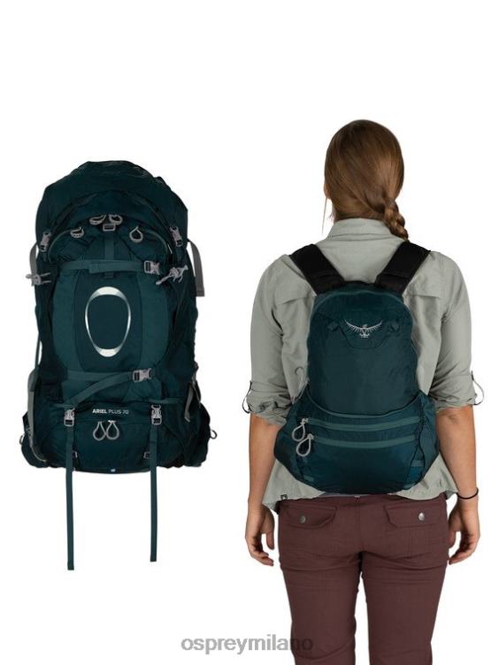 blu giungla notturna ariel plus 70 zaino in spalla Osprey donne J82N292 zaino