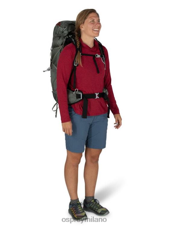 grigio nuvola eja 58 zaino in spalla ultraleggero Osprey donne J82N232 zaino