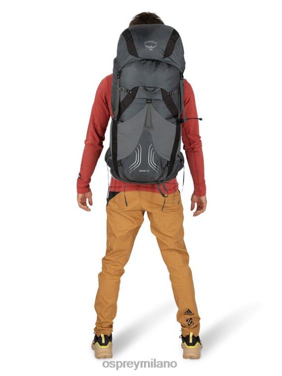 grigio tungsteno exos 48 zaino in spalla ultraleggero Osprey uomini J82N222 zaino