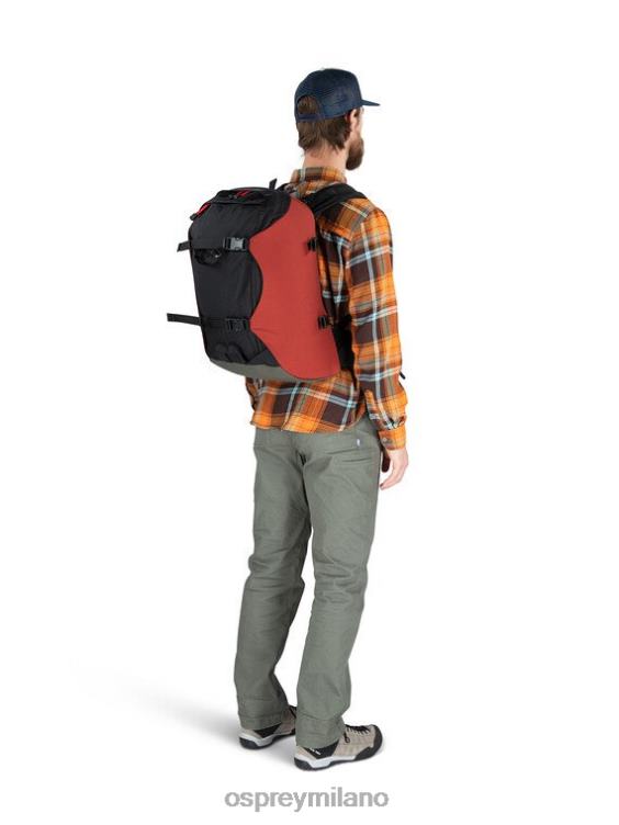 griglia bianca nera Heritage Scarabeo Nanofly in edizione limitata | stile di vita Osprey unisex J82N2431 zaino