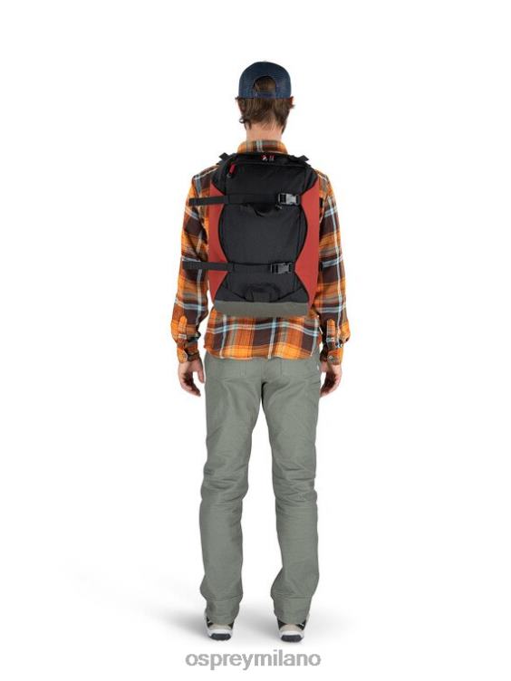 griglia bianca nera Heritage Scarabeo Nanofly in edizione limitata | stile di vita Osprey unisex J82N2431 zaino