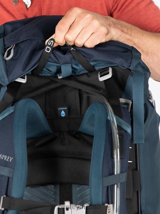 mamba nero volt 65 zaino in spalla Osprey uomini J82N239 zaino