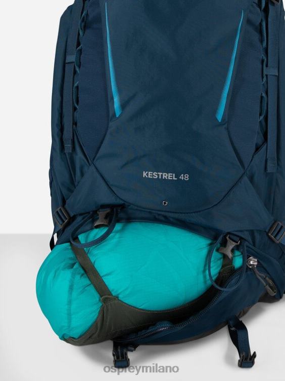 nero Kestrel 48 zaino in spalla Osprey unisex J82N253 zaino