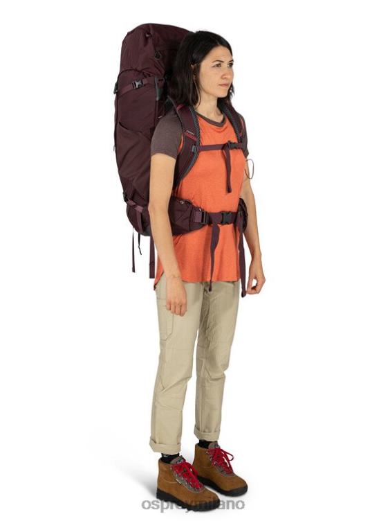 nero Kyte 58 zaino in spalla Osprey unisex J82N263 zaino