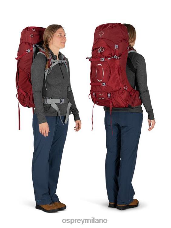 nero ariel 55 zaino in spalla Osprey donne J82N284 zaino
