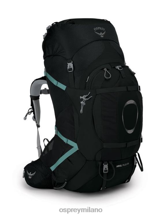 nero ariel plus 85 zaino in spalla Osprey donne J82N295 zaino