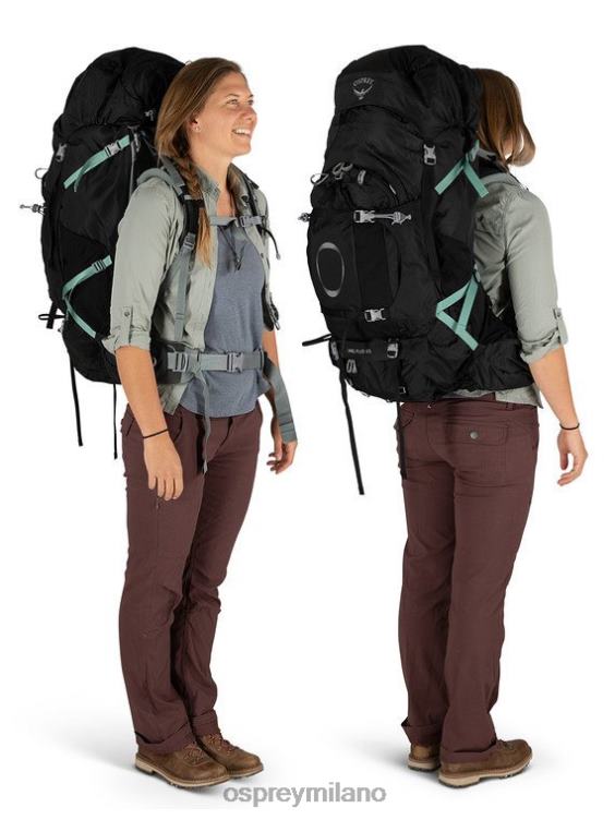 nero ariel plus 85 zaino in spalla Osprey donne J82N295 zaino