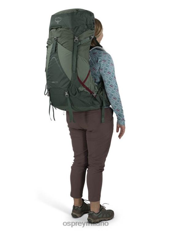 nero aura ag lt 50 zaino in spalla Osprey donne J82N26 zaino