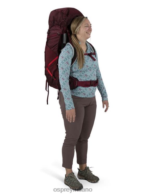 nero aura ag lt 65 zaino in spalla Osprey donne J82N29 zaino