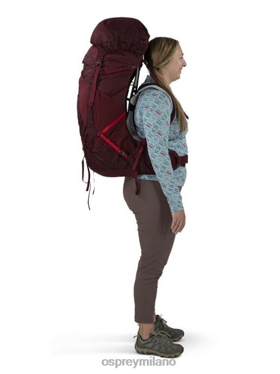 nero aura ag lt 65 zaino in spalla Osprey donne J82N29 zaino