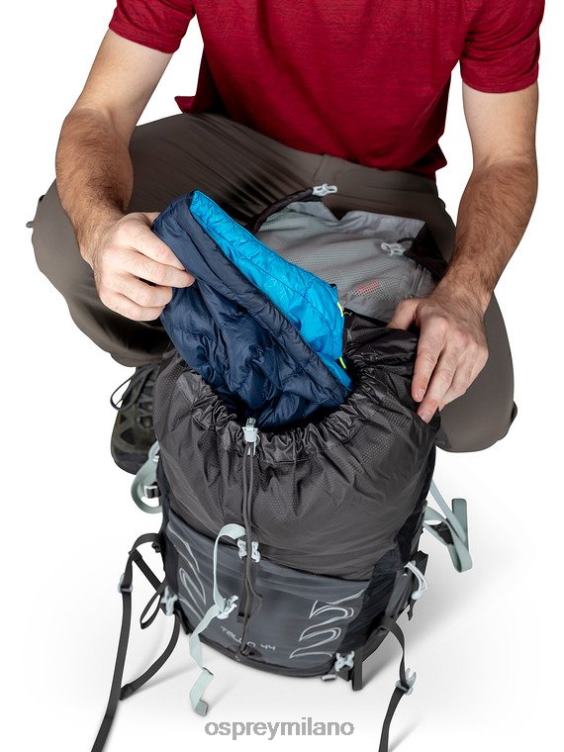 nero invisibile talon 44 zaino in spalla | escursionismo | multisport Osprey uomini J82N227 zaino