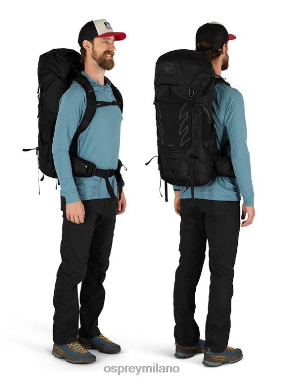 nero invisibile talon 44 zaino in spalla | escursionismo | multisport Osprey uomini J82N227 zaino