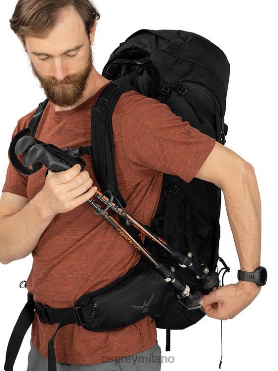 nero invisibile talon 44 zaino in spalla | escursionismo | multisport Osprey uomini J82N227 zaino