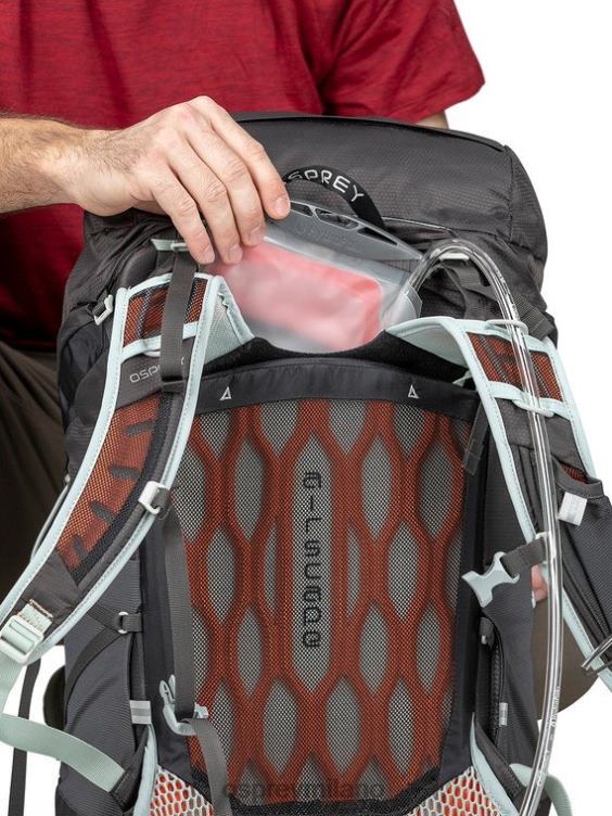 nero invisibile talon 44 zaino in spalla | escursionismo | multisport Osprey uomini J82N227 zaino