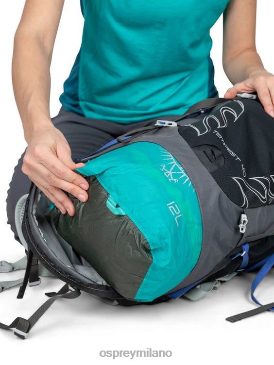 nero invisibile tempesta 40 zaino in spalla leggero | escursionismo | multisport Osprey donne J82N234 zaino