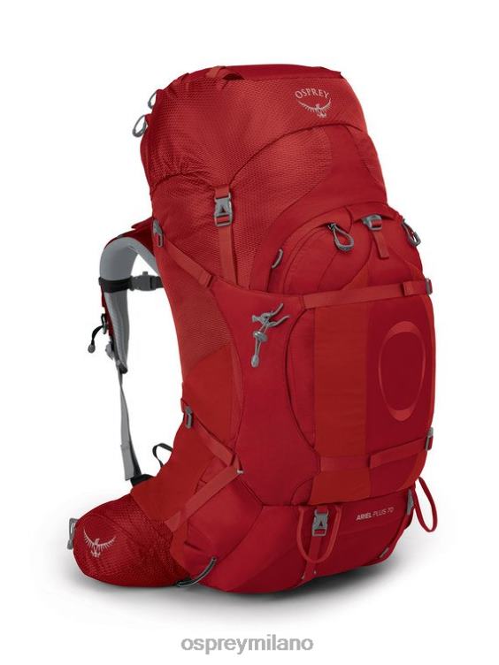 rosso corniola ariel plus 70 zaino in spalla Osprey donne J82N291 zaino