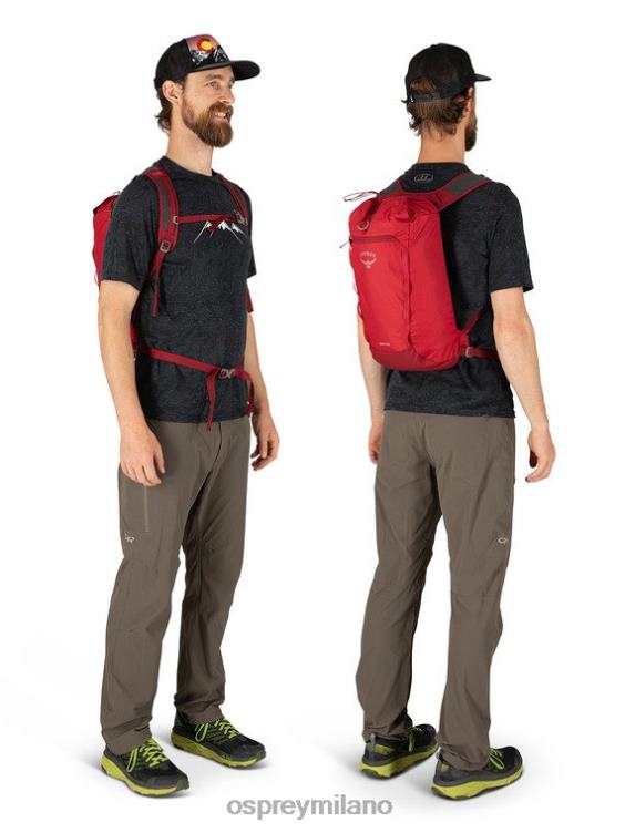 rosso cosmico daylite è un gioco da ragazzi tutti i giorni Osprey unisex J82N2373 zaino