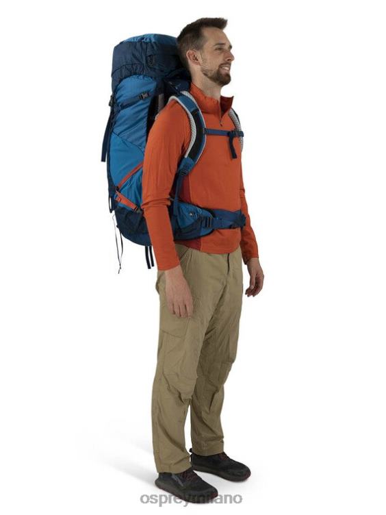 turno di notte blu scoria atmos ag lt 65 zaino in spalla Osprey uomini J82N21 zaino
