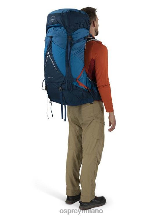 turno di notte blu scoria atmos ag lt 65 zaino in spalla Osprey uomini J82N21 zaino