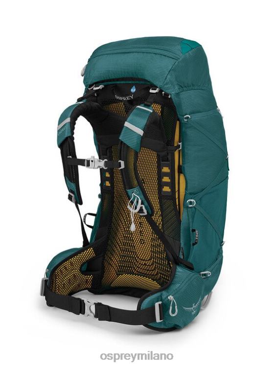 verde acqua profondo eja 58 zaino in spalla ultraleggero Osprey donne J82N231 zaino