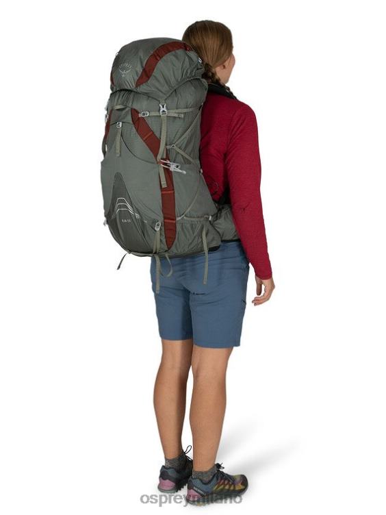 verde acqua profondo eja 58 zaino in spalla ultraleggero Osprey donne J82N231 zaino